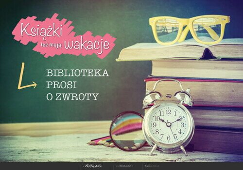 plakat o zwrot książek
