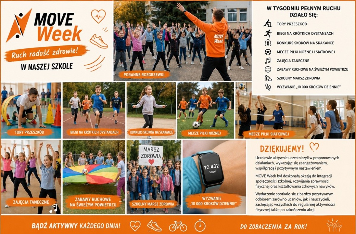 Działania w czasie Move Week - Tygodnia Ruchu.