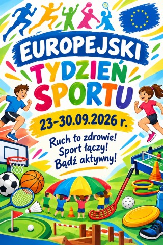 Plakat - Europejski Tydzień Sportu