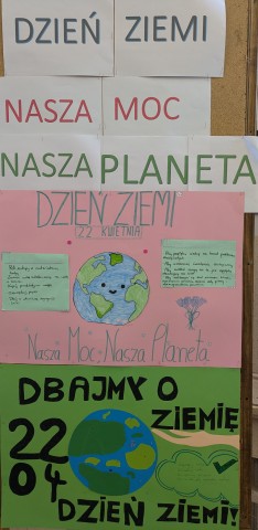 Dzień Ziemi 2026. Obchody Dnia Ziemi w szkole. Plakaty informacyjne.